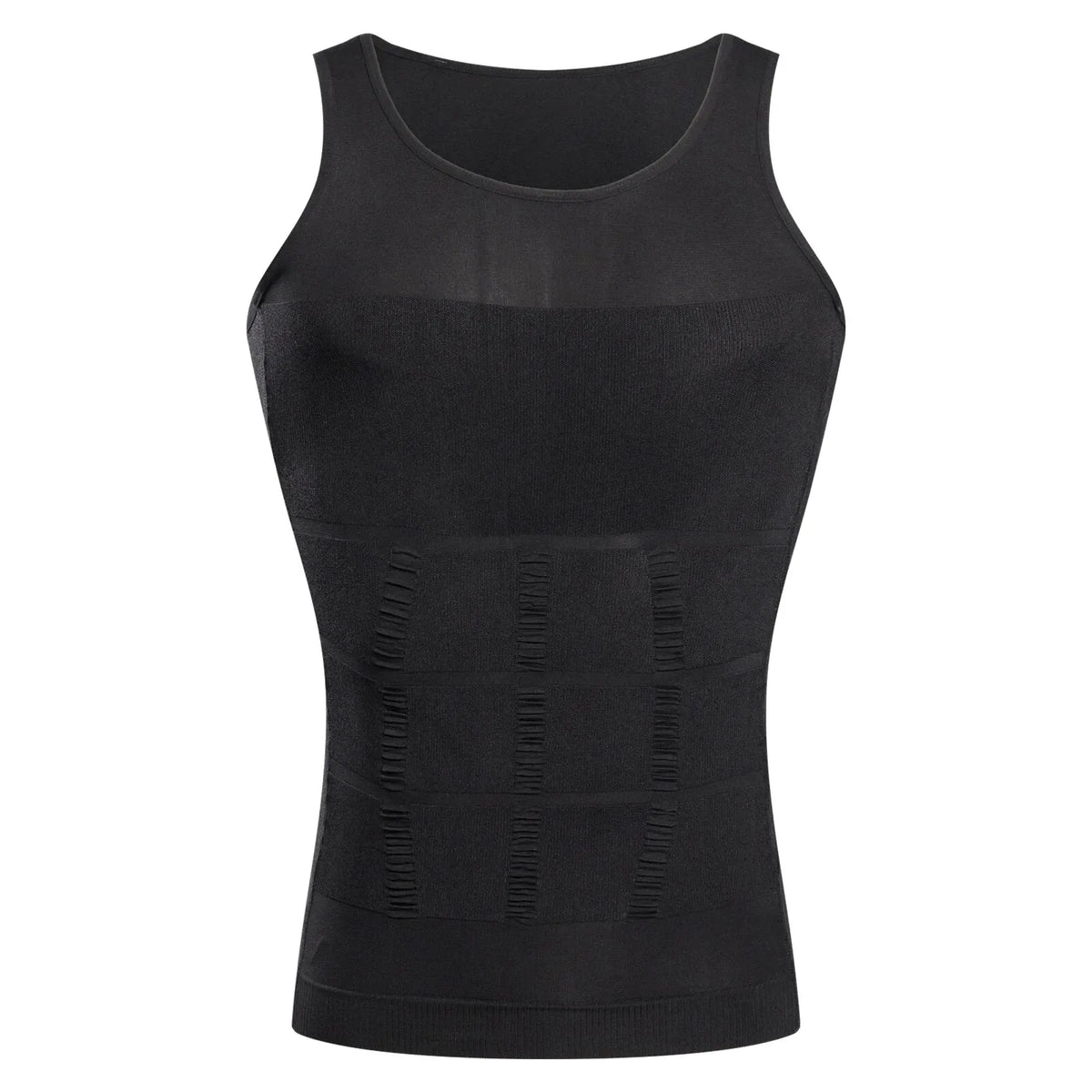 YBFDO Men Body Shaper Slimming Compression Vest Undershirt Seamless Waist Trainer Tank Top Belly Control Weight Loss Shapewear