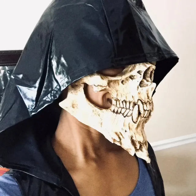 2026 Hot Sale Halloween  l Warrior Mask Death  Mask Demon Horror Halloween Mask