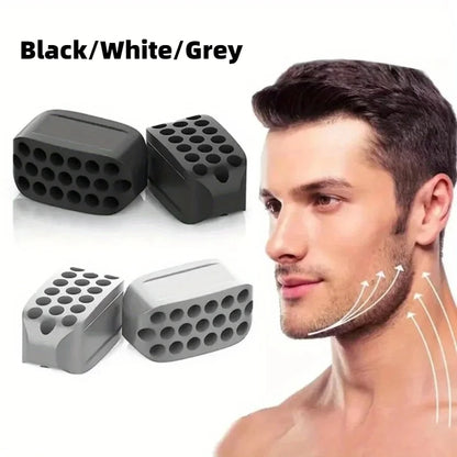 Jaw Shaping Silicone Exerciser Ball Facial Masseter Trainer Neck Toning Double Chin Reducer Portable Facial Beauty Tool